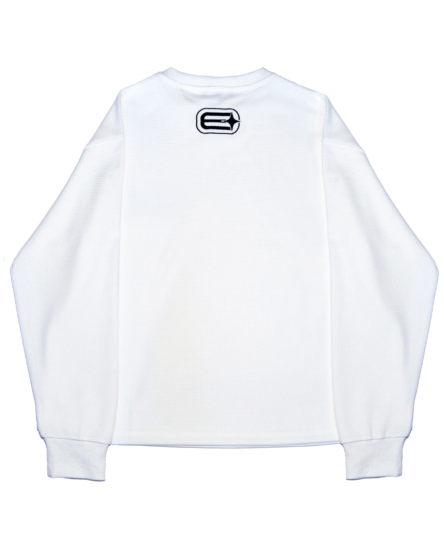 White Waffle Long Sleeve T-Shirt