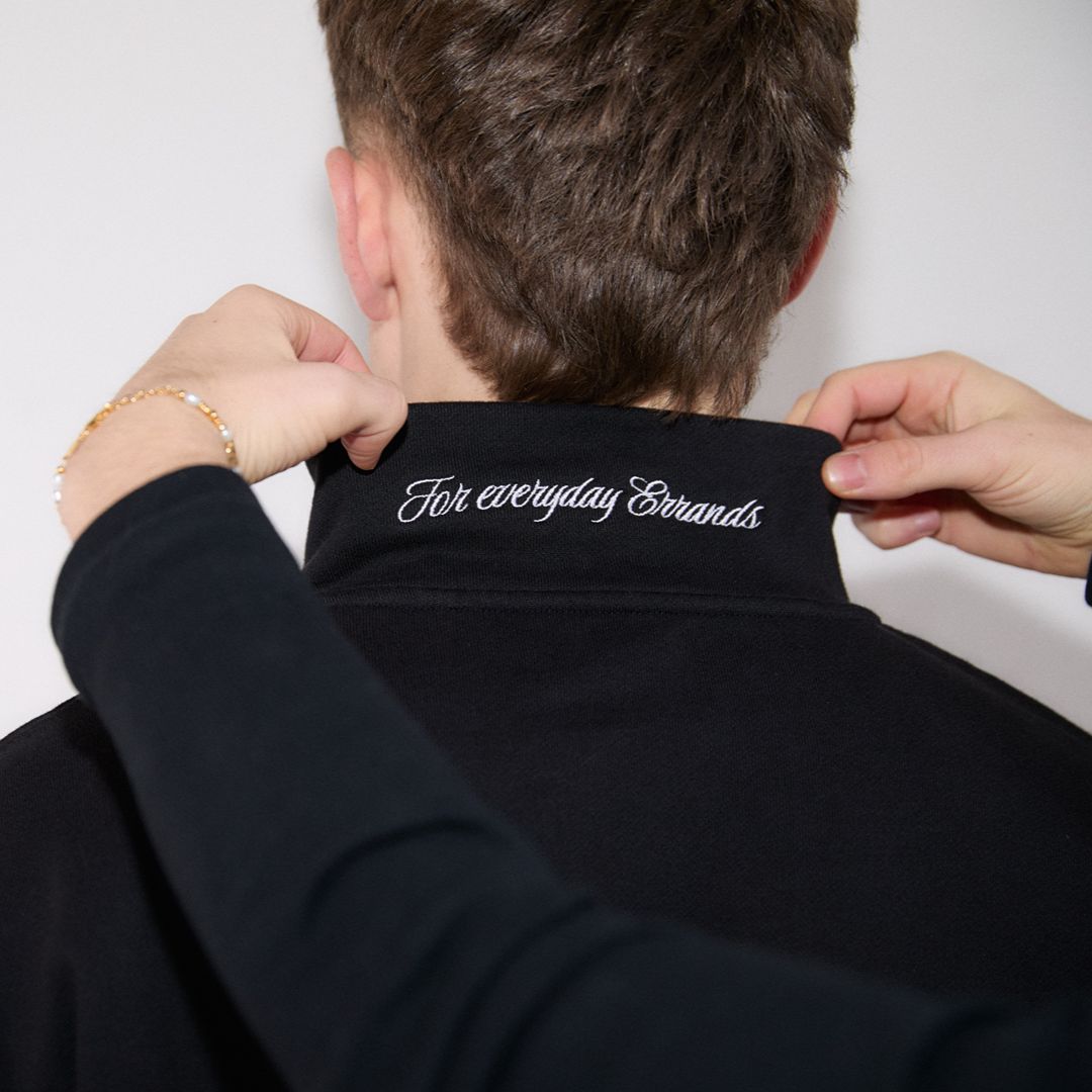 ERRANDS Boxy Quarter Zip