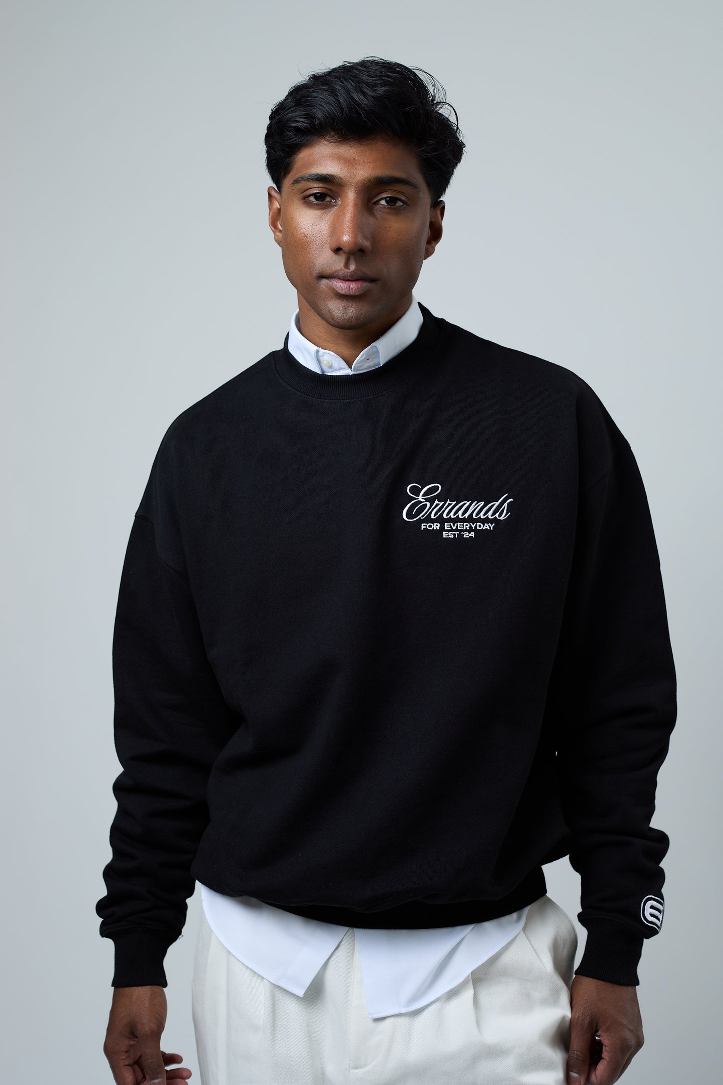 For Everyday Errands Crewneck Black