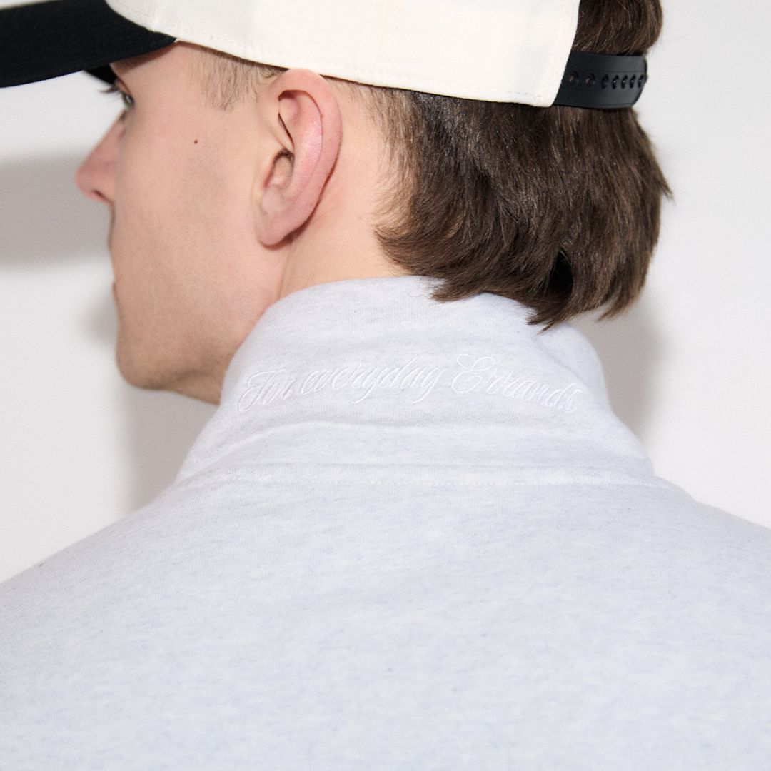 ERRANDS Boxy Quarter Zip